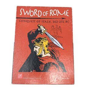 Sword of Rome GMT Games 2004 Conquest of Italy Strategy War Game Complete